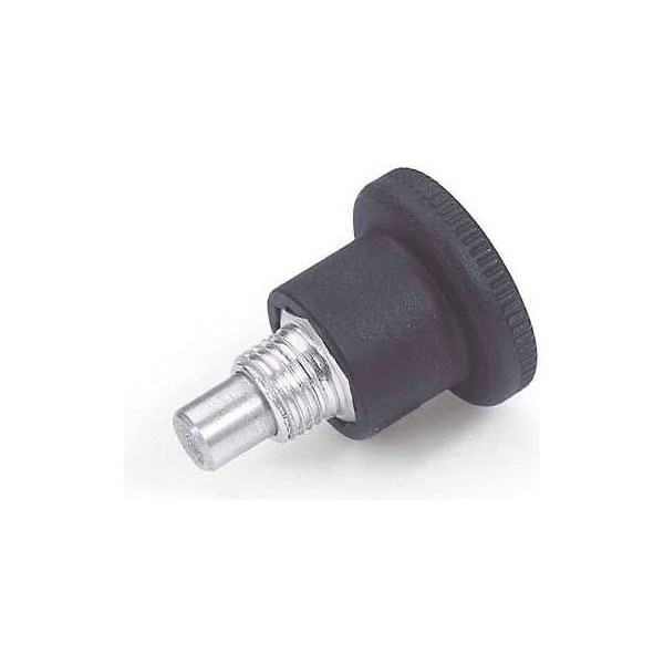 J.W. Winco Indexing Plunger Mini w/ Hidden Lock Lock-Out Zinc 5.0x18.0N Pressure M10x1 Thread 7x7mm Pin 100XRM8 - main